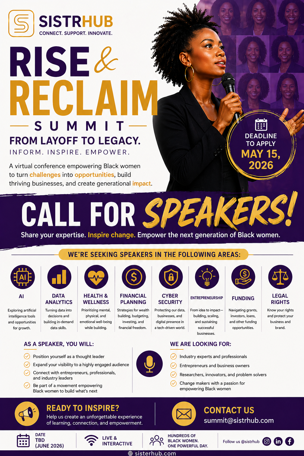 Rise and Reclaim Summit Flyer